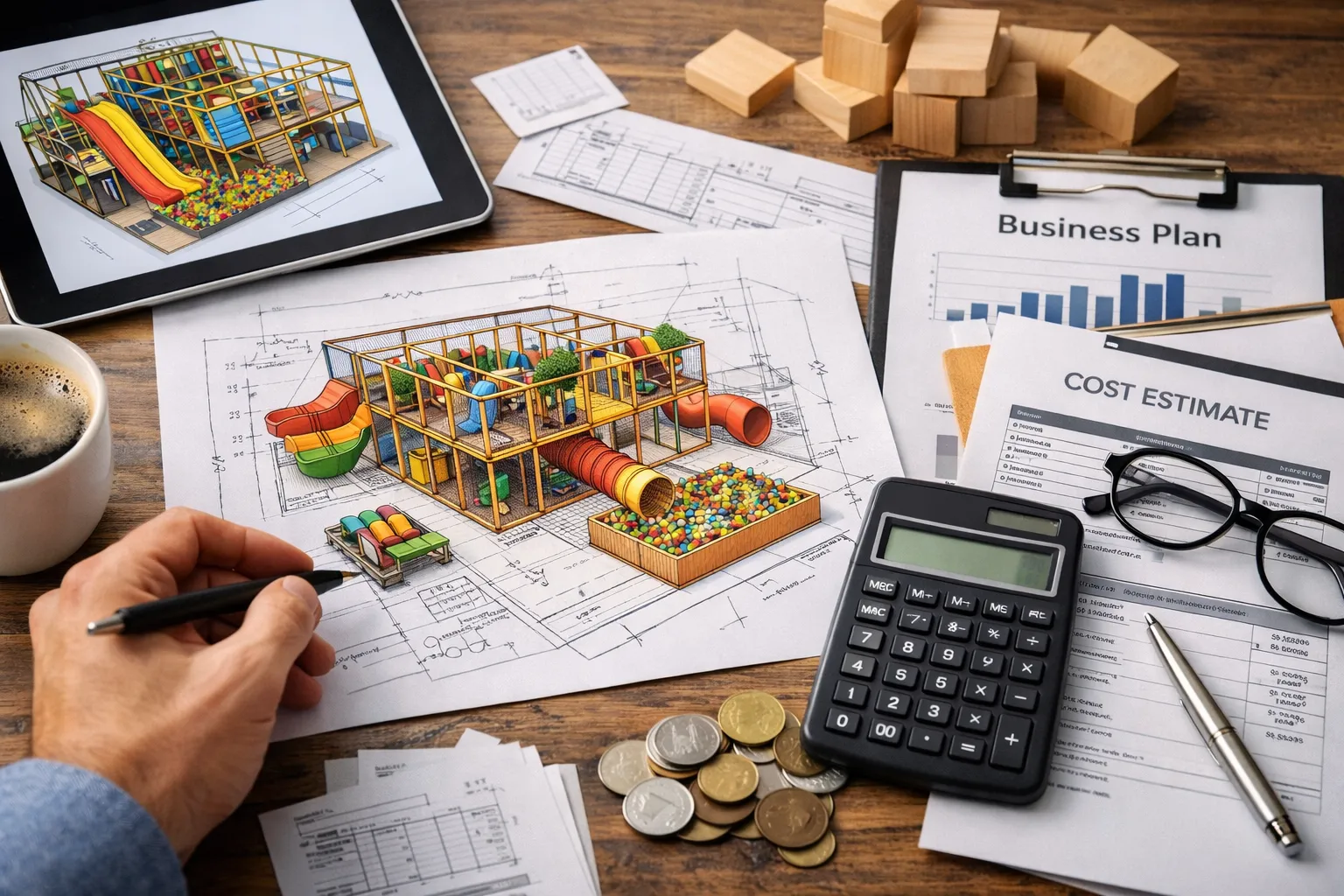 financovanie detskej herne – plánovanie investície do interiérového ihriska