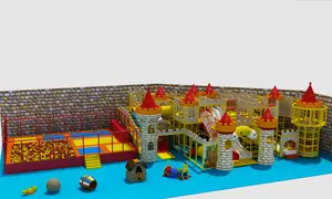 Detské centrum na mieru s castle dizajnom a aktívnymi zónami